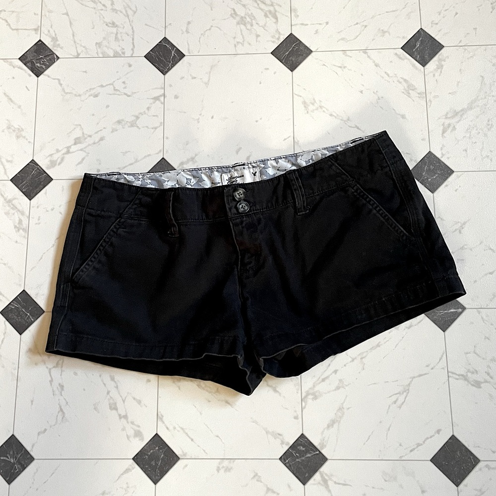 Black short shorts American Eagle